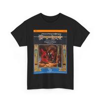 Retro Dragonlance Tshirt 80s DD Flame Dragon Pattern 100 Cotton Loose Fit Harajuku Casual Streetwear Couple Top M