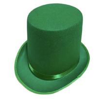 Western Top Hat Wide Brim Fedora Hat Gift for Boyfriend Top Hat Short Brim žalia