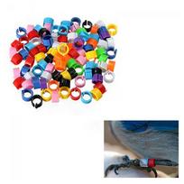 100 Pcs HOT Animal Bird Poultry Clip Leg Band Rings