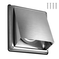 Stainless Steel Air Outlet Exhaust Grille Cover Wall Ceiling Air Vent Ducting Ventilation Exhaust Grille Enduring