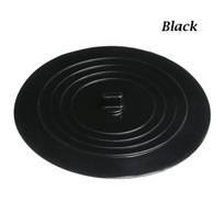 15 cm didelis silikoninis vonios kamštis, nepralaidus nutekėjimo dangtelis kriauklės plaukų kamštis vonia plokščias kamštis kamštis vonios kambario priedai black