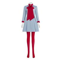 Die with a Smile Cosplay Costume Lady Gaga Single Performance Outfit Cosplay Costume A919 Women's Model (Dress + Bow Tie + Stockings) S gray
