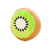 Plush Fruit Dog Toy Soft Squeaky Dog Chew Toy Stuffed Avocado Kiwi Fruit Puppy Teething Toy for Interactive Play Dogs Boredom Relief