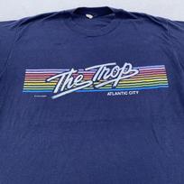 Vintage The Trop Atlantic City Casino Shirt Mens M/L Tropicana Rainbow Tee 80s 4XL