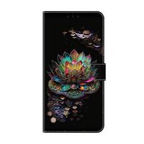 Xperia 1 II III IV V Cover for Sony Xperia 10 II III Lite IV V 3D Cute Painted Magnetic Flip Holder Wallet Mobile Phone Cases Sony Xperia 10 III blue