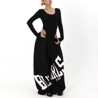 Korean Street Style Women's Winter Jazz Dance Sweatpants - Thick, Loose-Fitting, Hip Hop Print, Wide-Leg. Medium