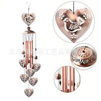 Elegant Heart-Shaped Wind Bell, Handcrafted Metal Hanging Ornament, A Timeless Gift for Any Occasion 12 90CM