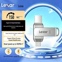 Lexar D40T Dual-Port USB 3.2 Flash Drive 128GB