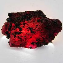 Natural Red 120 Ct Earth Mined RUBY Huge Rough CERTIFIED Loose Gemstone 32.2 mm raudona