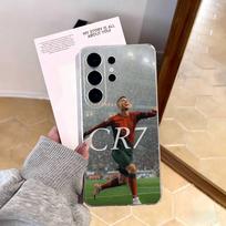 CR7-Ronaldo Football Phone Case For Samsung S25,S24,S21,S22,S23,S30,Ultra,S20,Plus,Fe,Note,10,9,5G Transparent Cover Samsung S24Plus