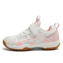 Children'S Badminton Shoes Velcro Men'S And Women'S Older Children'S Professional Sports Shoes Breathable Mesh Soft Sole Shock Training Shoes 31