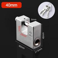 Useful Stainless Steel Heavy Duty Padlocks With Keys Anti-pry Long Shackle Anti-cut Security Anti-theft Lock