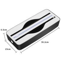 2-in-1 Sliding Cutter: Cling Film & Baking Foil Dispenser with Suction Cups and Magnetic Attachment 2-in-1 Cutter Model 201