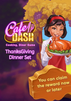 Cafe Dash: Cooking, Diner Game - Thanksgiving Dinner Set (DLC) Steam Key (PC) GLOBAL