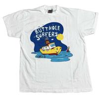 Vintage 90s 1993 Butthole Surfers Frank Kozik SS Fun XL White T-Shirt REPRINT Unisex T-Shirt S