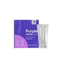 Violetinis gaivus burnos skalavimo skystis, švelnus burnos valiklis kasdienei dantų priežiūrai 20pcs blue