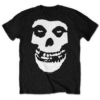 Misfits Klasikinė Fiend Kaukolė Juodi Punk Roko Marškinėliai Unisex S įvairiaspalvis