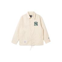 New Era MLB New York Yankees Logo Single-Breasted Long Sleeve Jacket Unisex jackets Pearl-Ivory 14179174 XXL