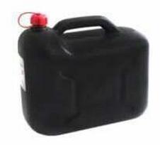 Kanistras, plastikas, 20 l, juoda sp.
