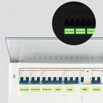 Glow-In-The-Dark Self-Adhesive Home Switch Identification Sticker Living Room Bedroom Study Bathroom Fluorescent Wall Sticker