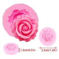 3D Rose Flower Silicone Mold Fondant Cake Decorating Chocolate Cookie Molds