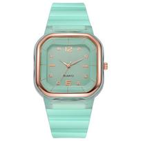Fashion Women Quartz Watches Casual Silicone Strap Sports Watches AVE šviesiai mėlyna spalva