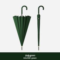 Mori Style Retro 16-Bone Large Red Umbrella - Automatic, Long-Handled, Dual-Use for Two, Perfect for Rain or Shine. 23-inch 16K