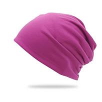 All-Season Knit Pile Hats: Solid Color, Double-Layer, Versatile Beanies for Comfort and Style EMA violetinė
