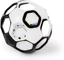 OBALL Rattle Soccer Ball 13cm Juodas Baltas 0m+