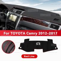 TOYOTA Camry 2012-2017 Automobilio prietaisų skydelio dangtelio kilimėlis Saulės skydelio pagalvėlė Apsauga nuo šviesos Prietaisų kilimėlis Apsauginiai priedai Artificial Leather&Left Rudder