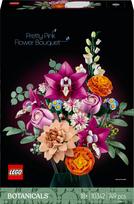 Prekė su pažeista pakuote. Konstruktorius LEGO® Botanicals Daili rausvų gėlių puokštė 10342, 749 vnt.
