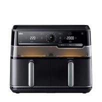 Karšto oro gruzdintuvė Braun TwinCook 5 3in1 TD5073, juoda sp., 2850 W, 10 l