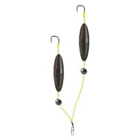 Double-Hook Reverse Bottom Fishing Rig Anti-tangles Split Hook Design Smooth Casting For Freshwater And Saltwater Fishing
