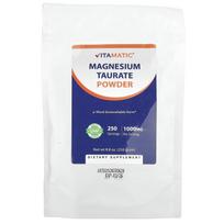 Vitamatic, magnio taurato milteliai, 8,8 uncijos (250 g)