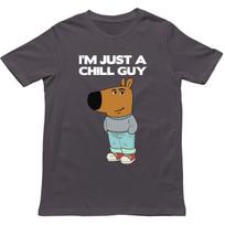 Im Just a Chill Guy T Shirt,Funny Dog Character Unisex Tee,Chill Guy Meme Gift S