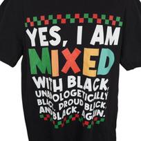 Proud Black 100% Cotton T-shirt Mens Tees Top Mens Size Large Black History African American 2XL