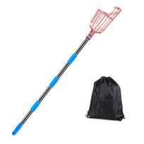Fruit Picker Tool Nut Gatherer with Storage Bag Adjustable Long Handle Design Large Capacity Easy To Install Fruit Collection Tool S