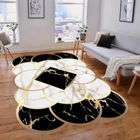 Irregular Gold Carpets for Living Room Decor Brown Large Area Rug Bedroom Carpet Non-slip Washable Lounge Sofa Side Floor Mat 60x90cm gray
