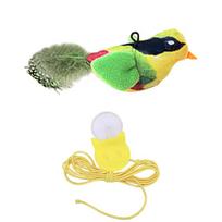 1/2/3Pcs Funny Plush Cat Toy Simulation Mouse Chirping Interactive Mice Cat Toy Bite Resistance Pet Cat Toys Kitten Supplies
