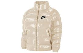 Nike Pūkinė striukė Žieminė Moteriška Ecru CU6713-140 XL beige