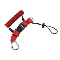 Diving Camera Anti Loss Rope Stainless Steel Hanging Spring Rope Gopro Sports Camera Lanyard Flashlight Ropes For Camera ryškiai raudonos spalvos