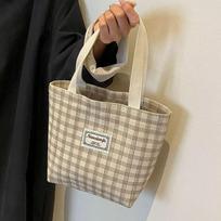 Women's Large Capacity Tote Canvas Bag For Work Outgoing High Appearance Commuting Versatile Student Classic Book Shoulder Bag 39x32x5cm