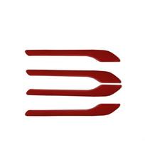 TPU Film Door Handle Scratch Protector for Tesla Model 3/Y/3 Highland Model Y Juniper 2025 red