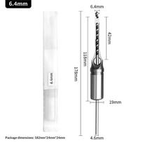 Durable Square Hole Drill Bits 6.4/8/9.5/12.7mm Portable Woodworking Mortising Chisel Adapter For DIY Woodworking Drilling Tools