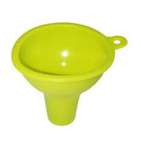 Yousheng Silicone Funnel for Kitchen, Wide Mouth Small Spout for Oil Milk Powder Beans, Food Grade Collapsible Funnel for Liquid Dry žalia