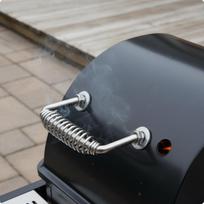 Screwon Spring Handle BBQ Easy to Install for Outdoor Grilling, Cookout