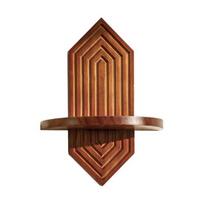 Solid Wood Wall Shelf, Thickened Storage Shelf for Small Plants, Decorative Aromatherapy Holder Shelf for Home Decor 1pc
