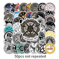 50pcs Viking Style Stickers for Skateboards, Laptops, Cars, and Bikes Decoration