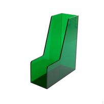 Acrylic File Holder SpaceSaving Magazine Easy to Clean Vertical Organizer for Pine Green 3MM