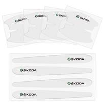 Transparent Car Door Handle Protector Film Anti Scratch Stickers For Skoda Fabia 1 2 Octavia a7 RS Superb Rapid Yeti Karoq for skoda